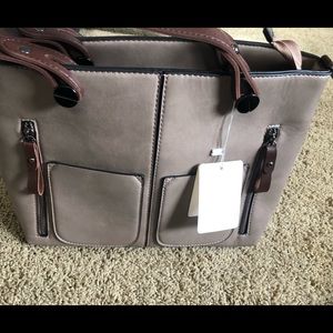 NWT leather Ivy & Fig tote